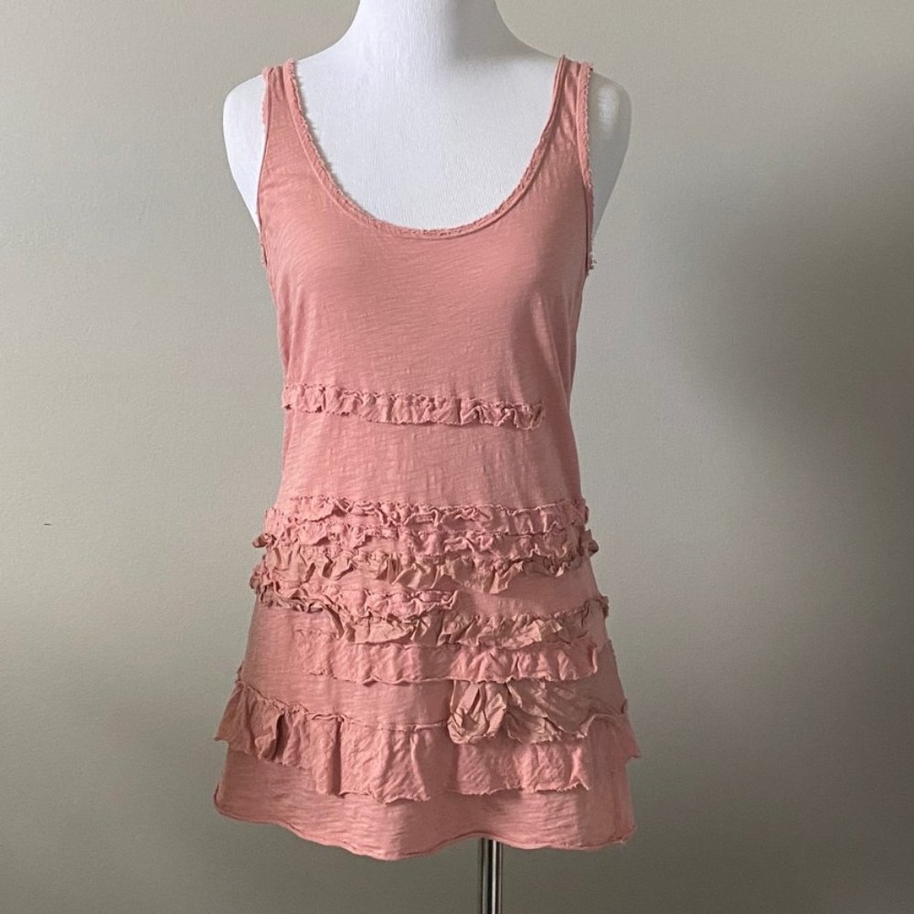 J Crew Ruffle Tank